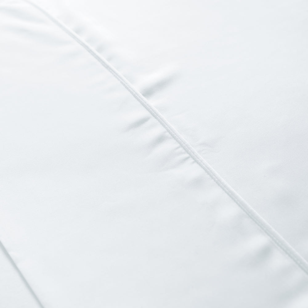 Cloud | Flat Sheet Made With 100% Organic Bamboo #Color_cloud