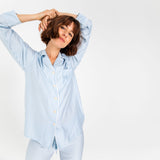 CleanBamboo® satin långärmad PJ-skjorta