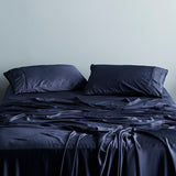 Ocean | Signature Sateen Sheet Set Made with 100% Organic Bamboo #Color_ocean