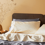 Butter | Signature Sateen Pillowcase Set Made With 100% Organic Bamboo #Color_butter