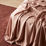 Almond | Signature Sateen Fitted Sheet Made with 100% Organic Bamboo #Color_almond