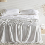 Cloud | Flat Sheet made of bamboo #Color_cloud