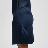 Ocean | Sateen Slip Dress Made With Bamboo #Color_ocean