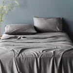 Fog | Flat Sheet made of bamboo #Color_fog