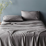 Fog | Flat Sheet made of bamboo #Color_fog