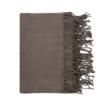 Graphite - Bundle | Woven Throw Blanket made of 100% Vegan Cashmere #Color_graphite