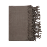 Graphite - Bundle | Woven Throw Blanket made of 100% Vegan Cashmere #Color_graphite