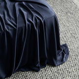Ocean | Signature Sateen Flat Sheet Made With 100% Organic Bamboo #Color_ocean