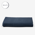 Ocean | Bamboo Waffle Towels Bath Made With 100% Bamboo #Color_ocean