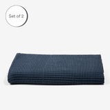 Ocean | Bamboo Waffle Towels Bath Made With 100% Bamboo #Color_ocean