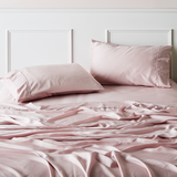 Rose | Signature Sateen Pillowcase Set Made With 100% Organic Bamboo #Color_rose