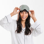 Sage | Signature Sateen Eye Mask Made With 100% Organic Bamboo #Color_sage