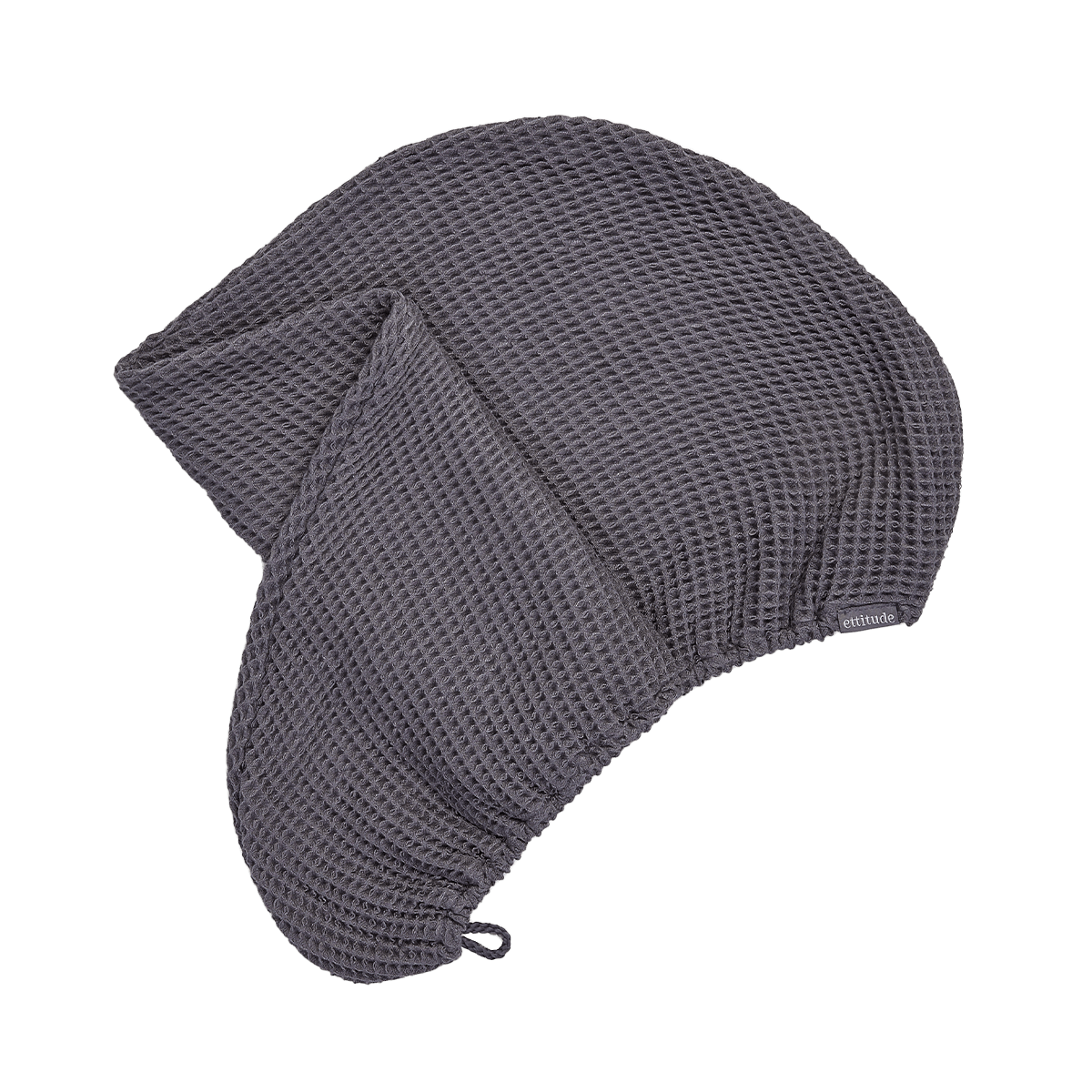 Slate - Bundles | Waffle Hair Towel Made With 100% Organic Bamboo #Color_slate