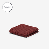Sumac | Bamboo Waffle Towels Bath Made With 100% Bamboo #Color_sumac