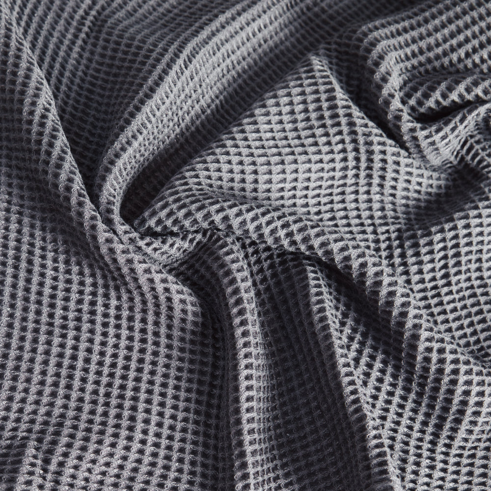 Slate | Bamboo Waffle Towels Bath Made With 100% Bamboo #Color_slate