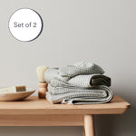 Sage | Bamboo Waffle Towels Bath Made With 100% Bamboo #Color_sage