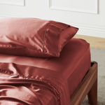 Canyon | Signature Sateen Flat Sheet Made With 100% Organic Bamboo #Color_canyon