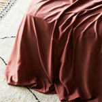 Canyon | Signature Sateen Flat Sheet Made With 100% Organic Bamboo #Color_canyon