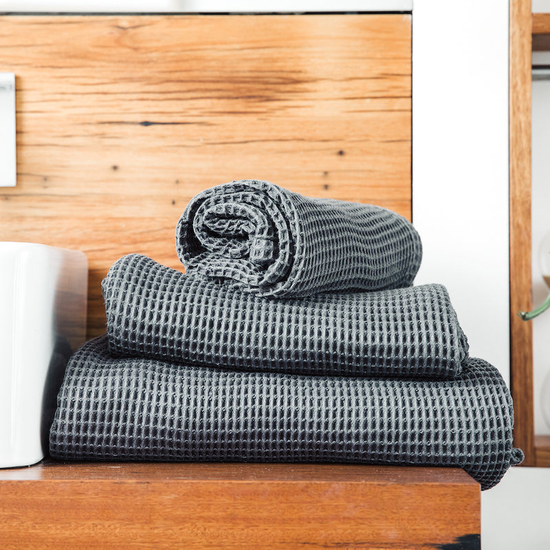 Organic cotton waffle towels deals